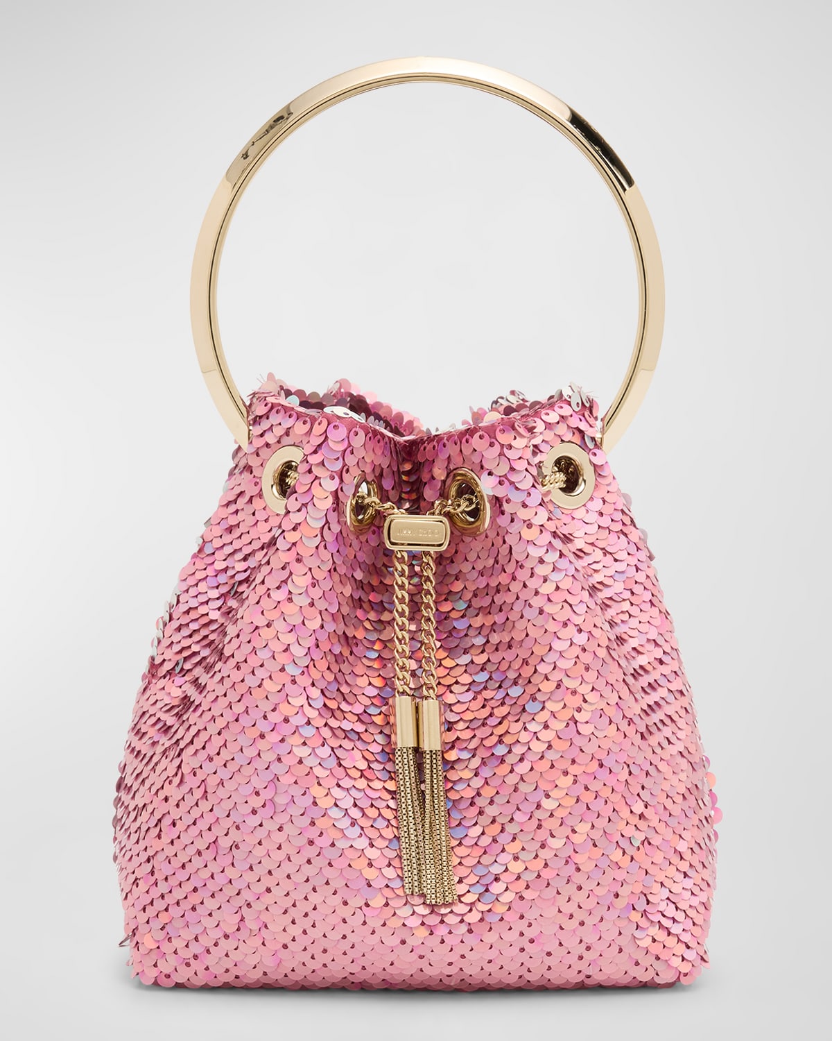 Jimmy Choo Bon Bon Sequin Bucket Bag