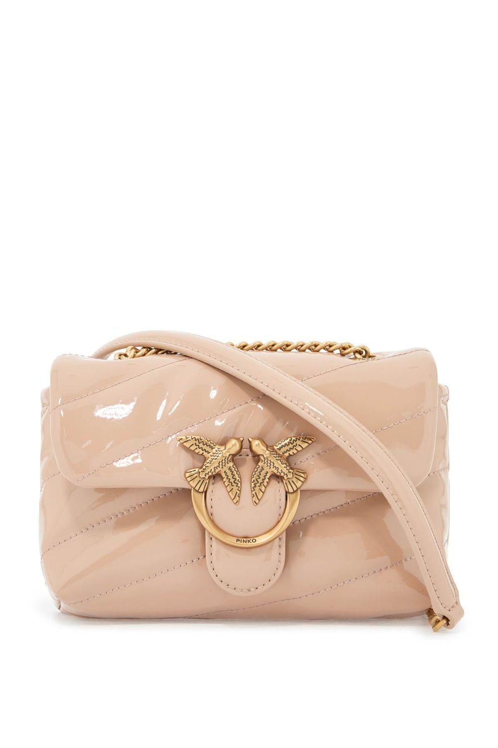 Pinko Women's 'love Baby Puff Bag In Eco in Rosa | 100040A1UP