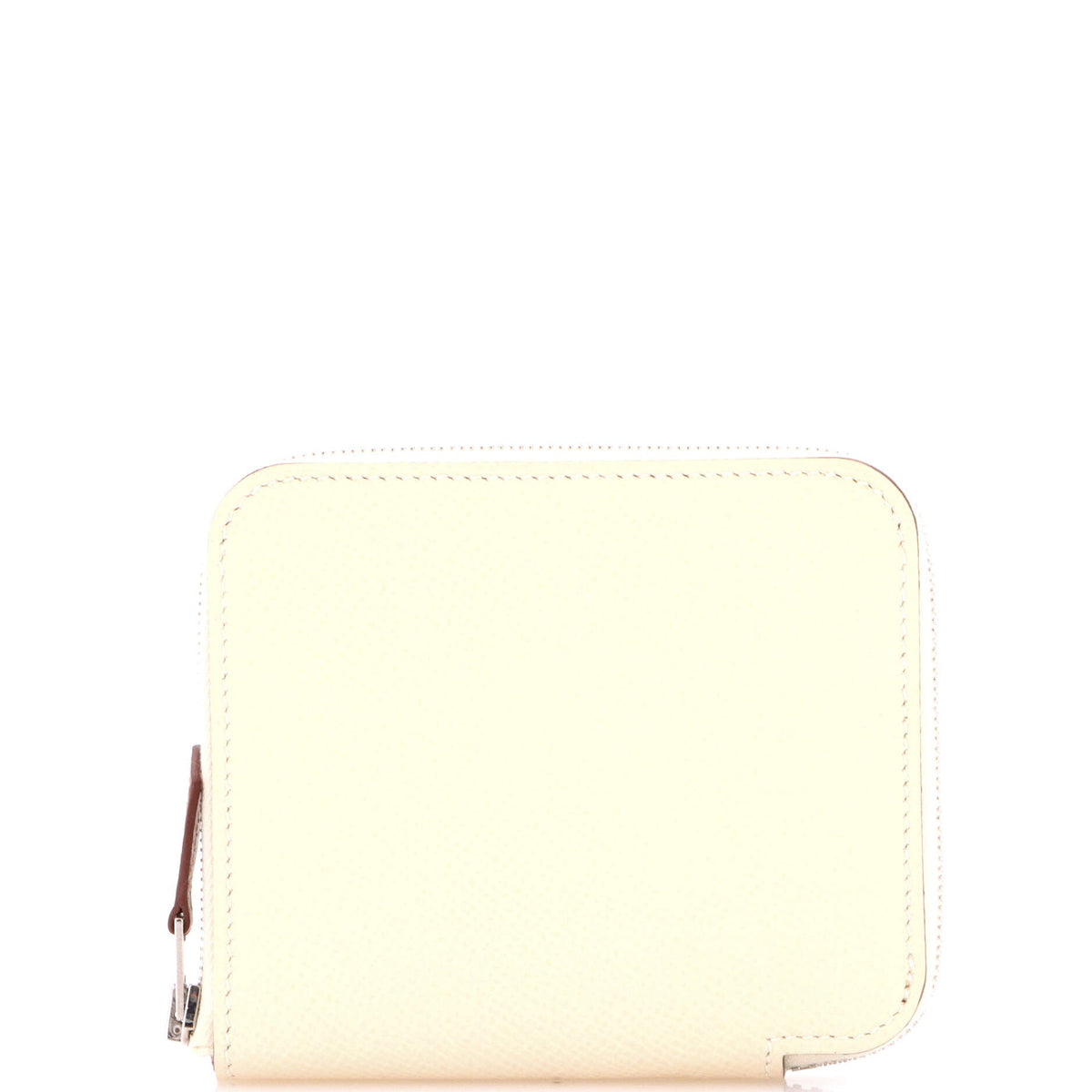 Herm?s Azap Zip Around Wallet Silk'in Epsom Compact