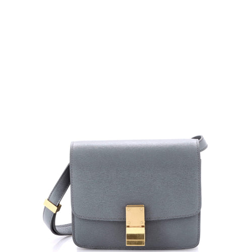 CELINE Classic Box Bag Grainy Leather Teen