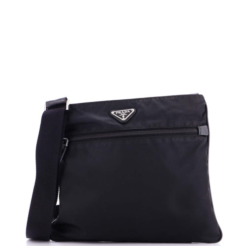 PRADA Front Pocket Messenger Bag Tessuto Medium