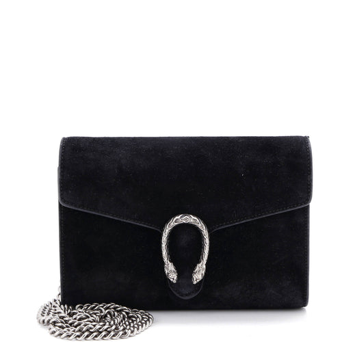 GUCCI Dionysus Chain Wallet Suede Small
