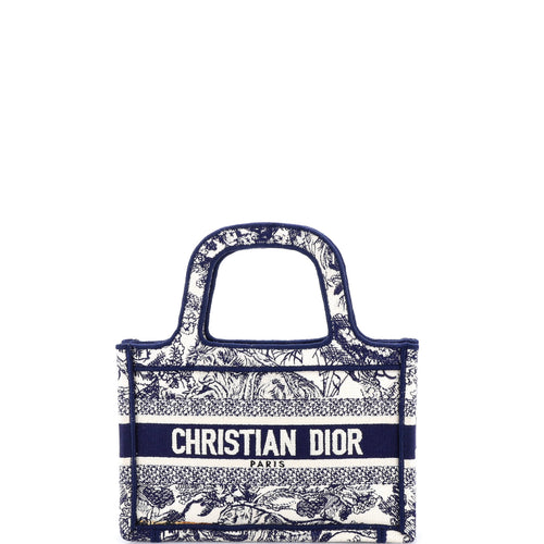 Book Tote Oblique Canvas Mini