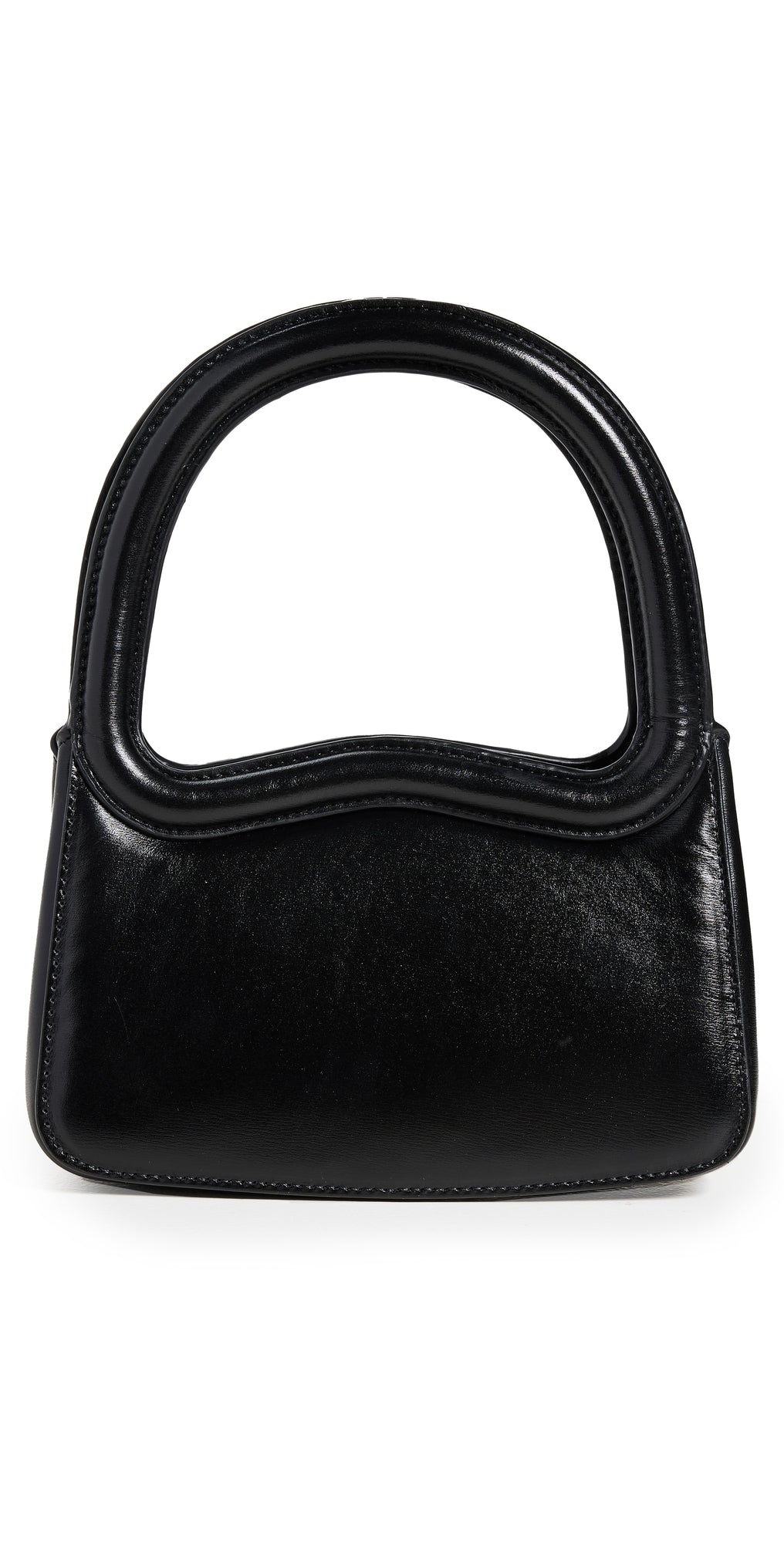 Reformation Mini Monica Bag Black Leather One Size