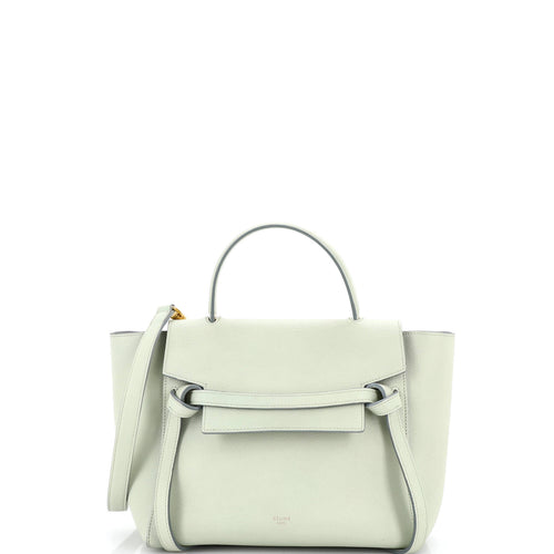 CELINE Belt Bag Textured Leather Micro