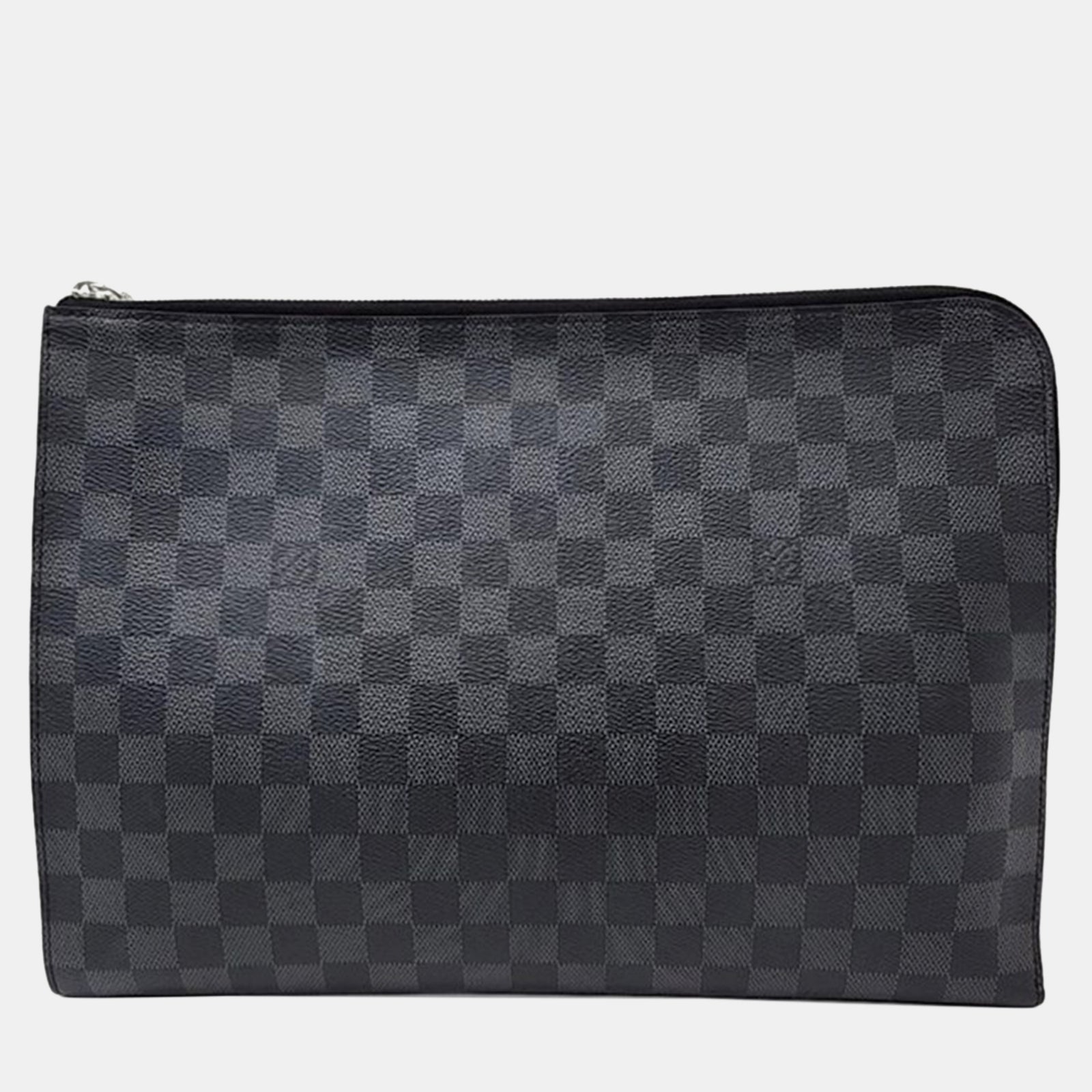 Louis Vuitton Graphite Canvas Pochette Jour Clutch-Tasche