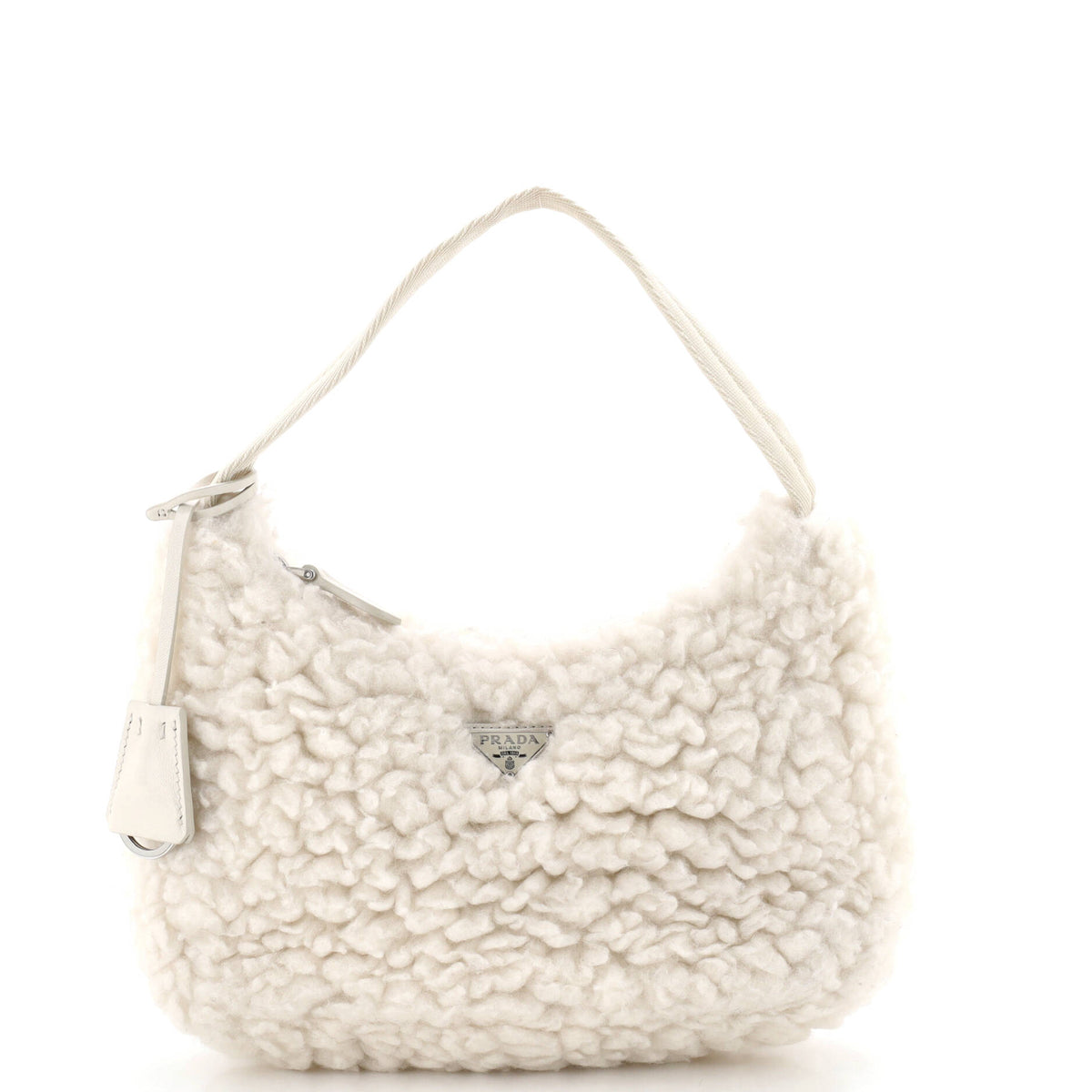 Prada PRADA Re-Edition 2000 Hobo Cashmere Mini