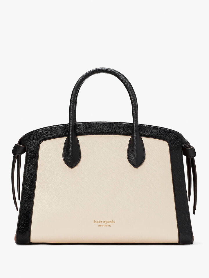 Kate Spade Au Knott Colorblocked Large Zip-top Satchel