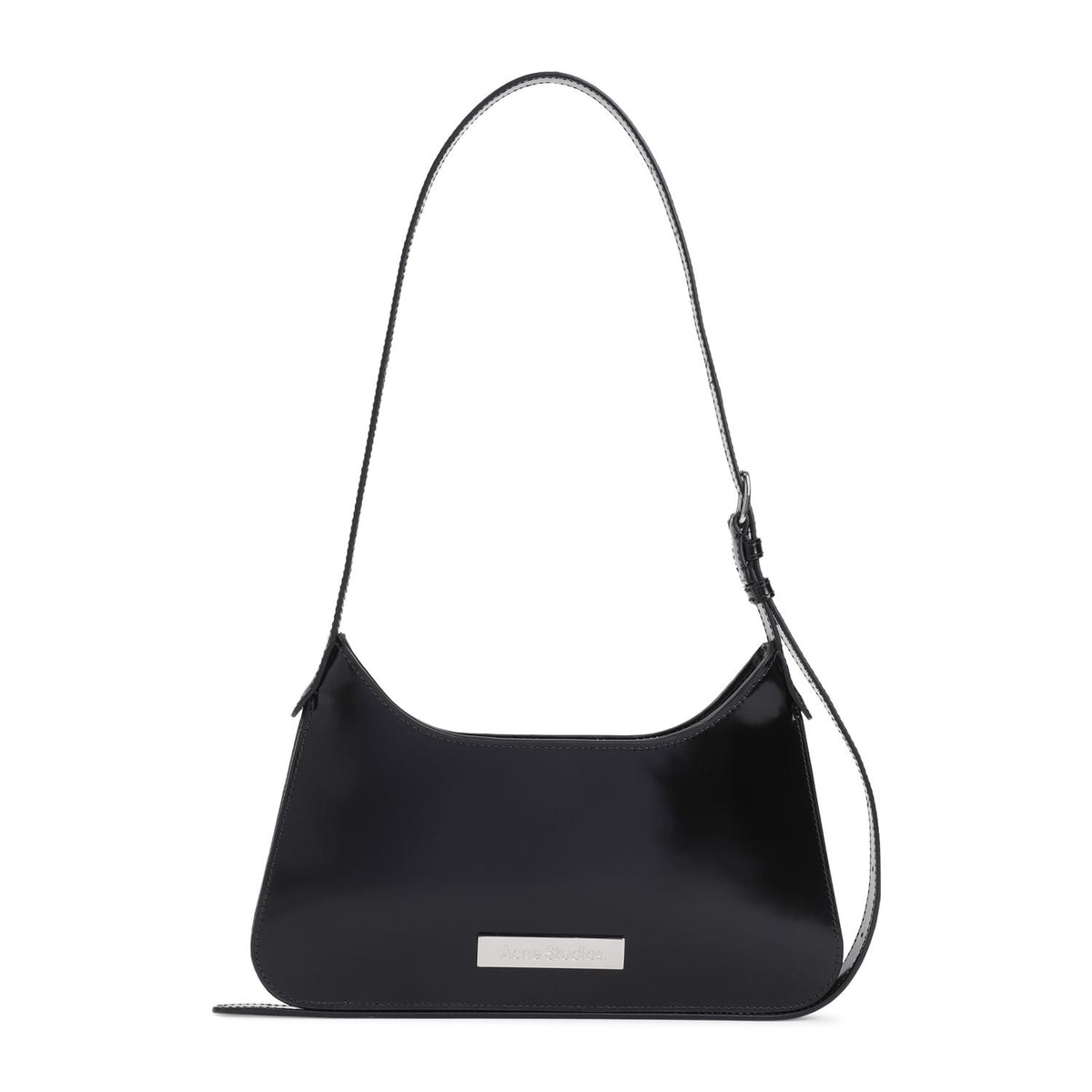 Acne Studios Mini Platt Shoulder Bag in Nero | A10384