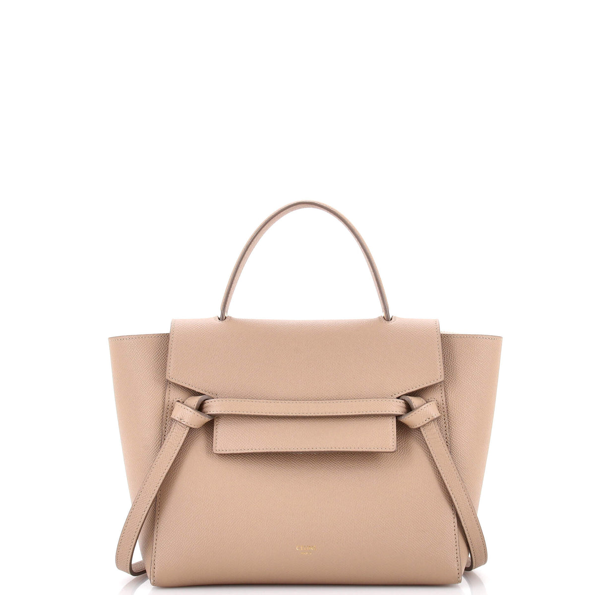 Celine CELINE Belt Bag Textured Leather Micro