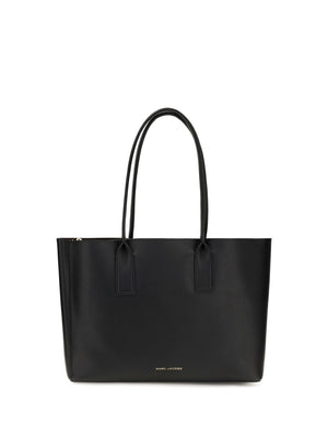 Marc Jacobs Babe Top Handle Split Leather with Polyurethane Coating Tote Bag - Black