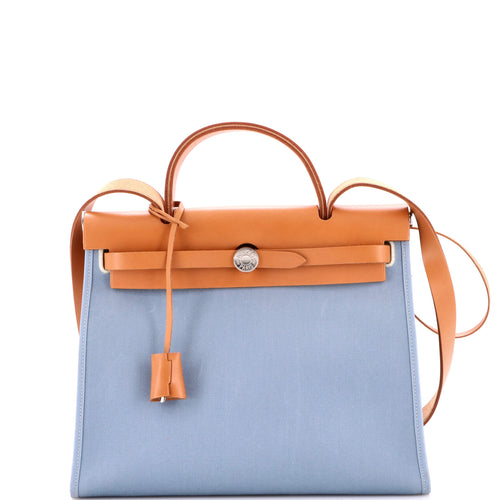 Herbag Zip Leather and Toile 31