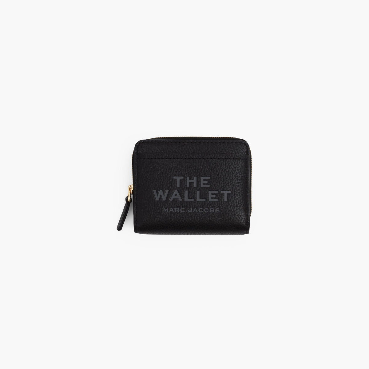 Marc Jacobs The Leather Mini Compact Wallet in Black