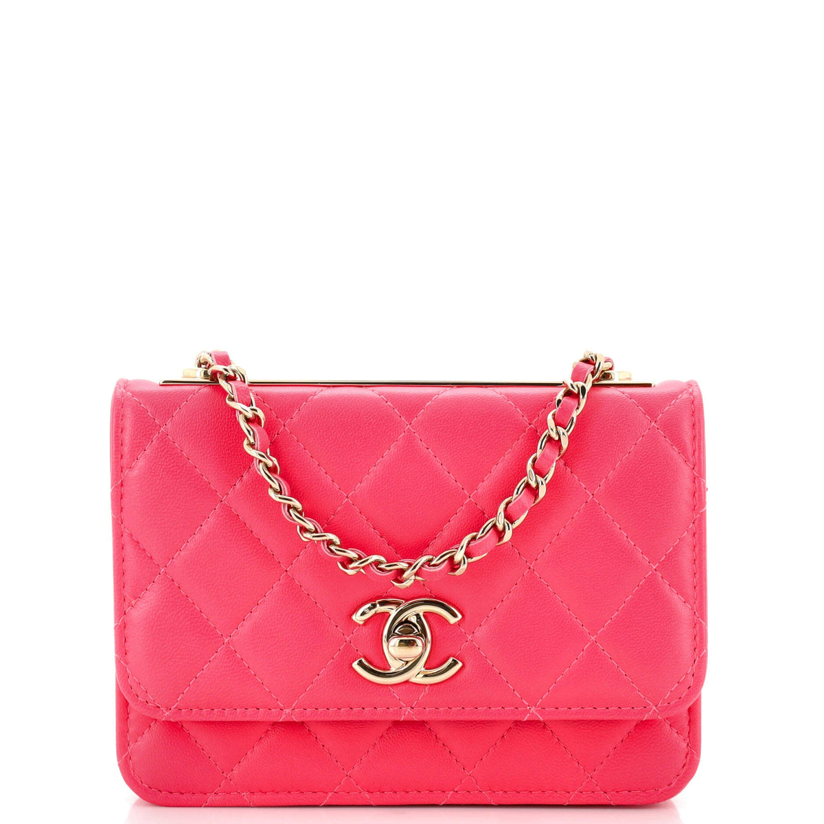 Chanel CHANEL Trendy CC Wallet on Chain Quilted Lambskin Mini