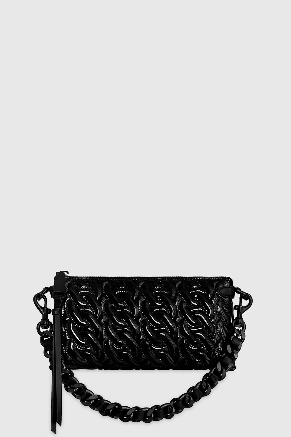 Rebecca Minkoff Chain Quilt Medium Crossbody Bag In Black