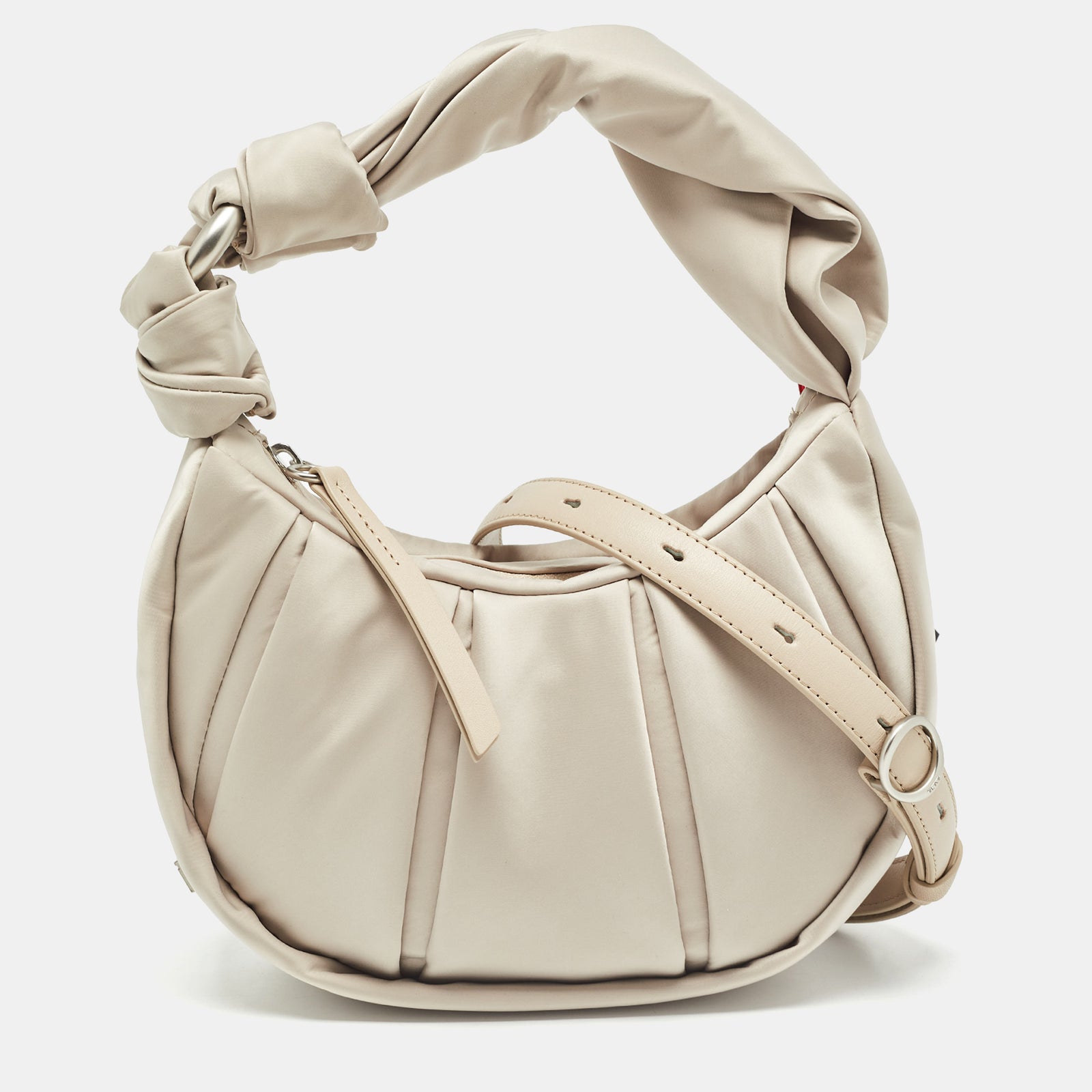 Tumi Beige Nylon Small Asra Crossbody Bag