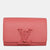 Pink Epi Leather Louise PM Clutch Bag