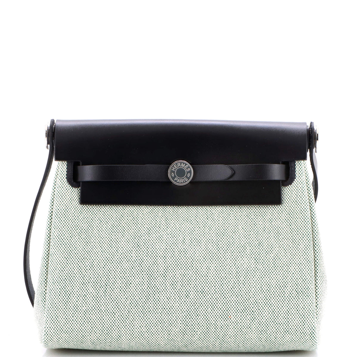 Herm?s Herbag Zip Toile and Leather 20