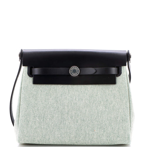 Herbag Zip Toile and Leather 20