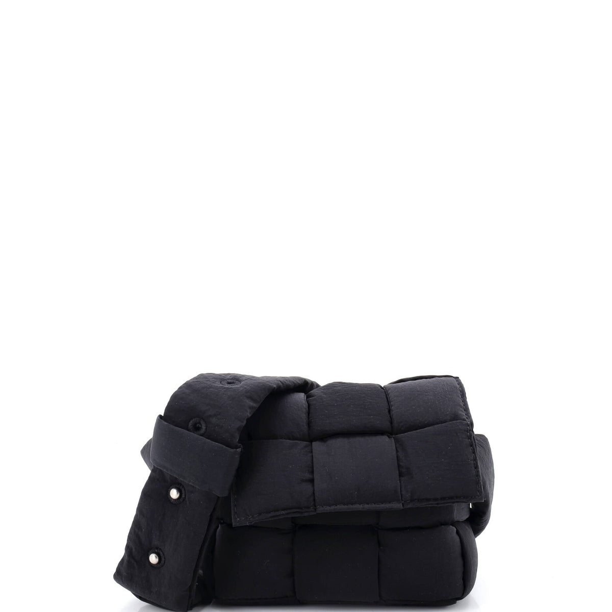 Bottega Veneta Cassette Crossbody Bag Maxi Intrecciato Nylon Extra Mini