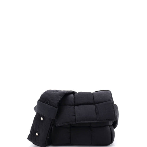 Cassette Crossbody Bag Maxi Intrecciato Nylon Extra Mini
