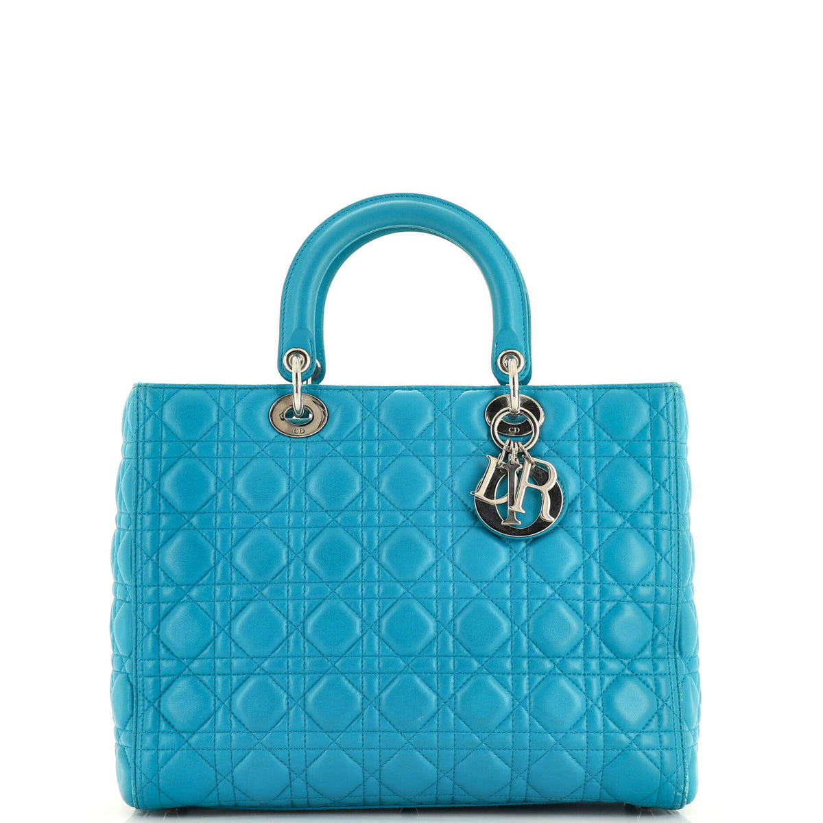 Christian Dior Lady Dior Bag Cannage Quilt Lambskin Large