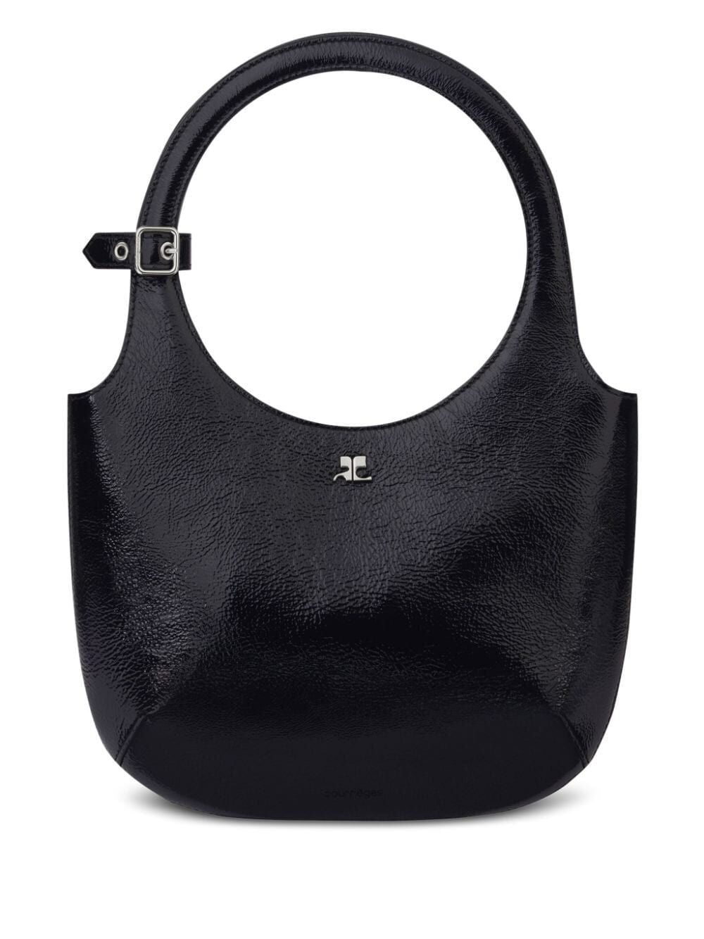 CourrÃ¨ges Women's Leather Handbag in Black | Size UNI | 424GSA102CR0043