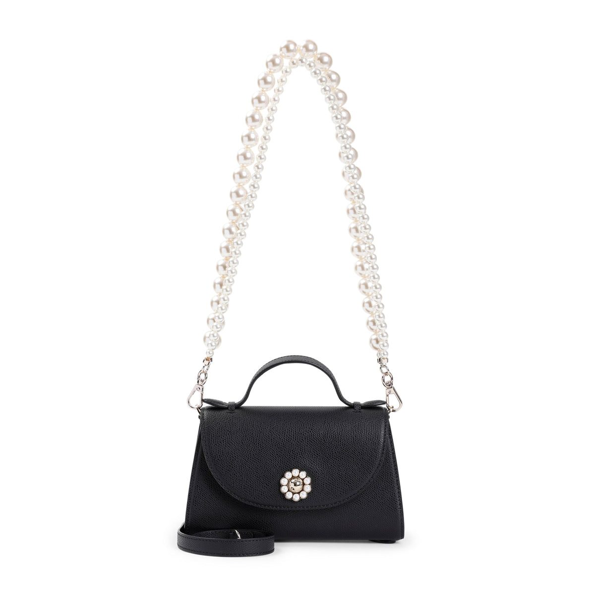Simone Rocha Women's Valentine Crossbody in Black | BAG173PS Color 0787