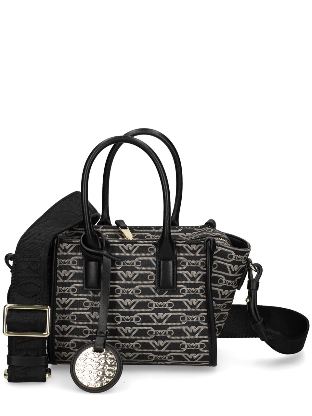 Emporio Armani Women's Logo Small Tote Bag in Black | Size UNI | EW000371AF11951FC033