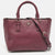 Burgundy Leather Robinson Zip Tote