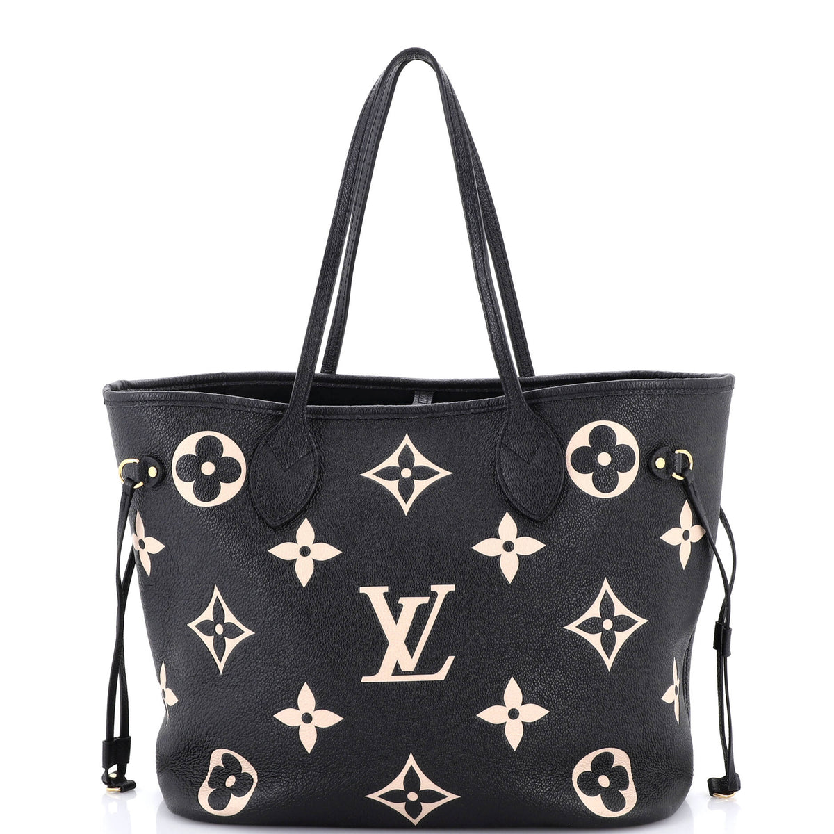 Louis Vuitton Neverfull NM Tote Bicolor Monogram Empreinte Giant MM