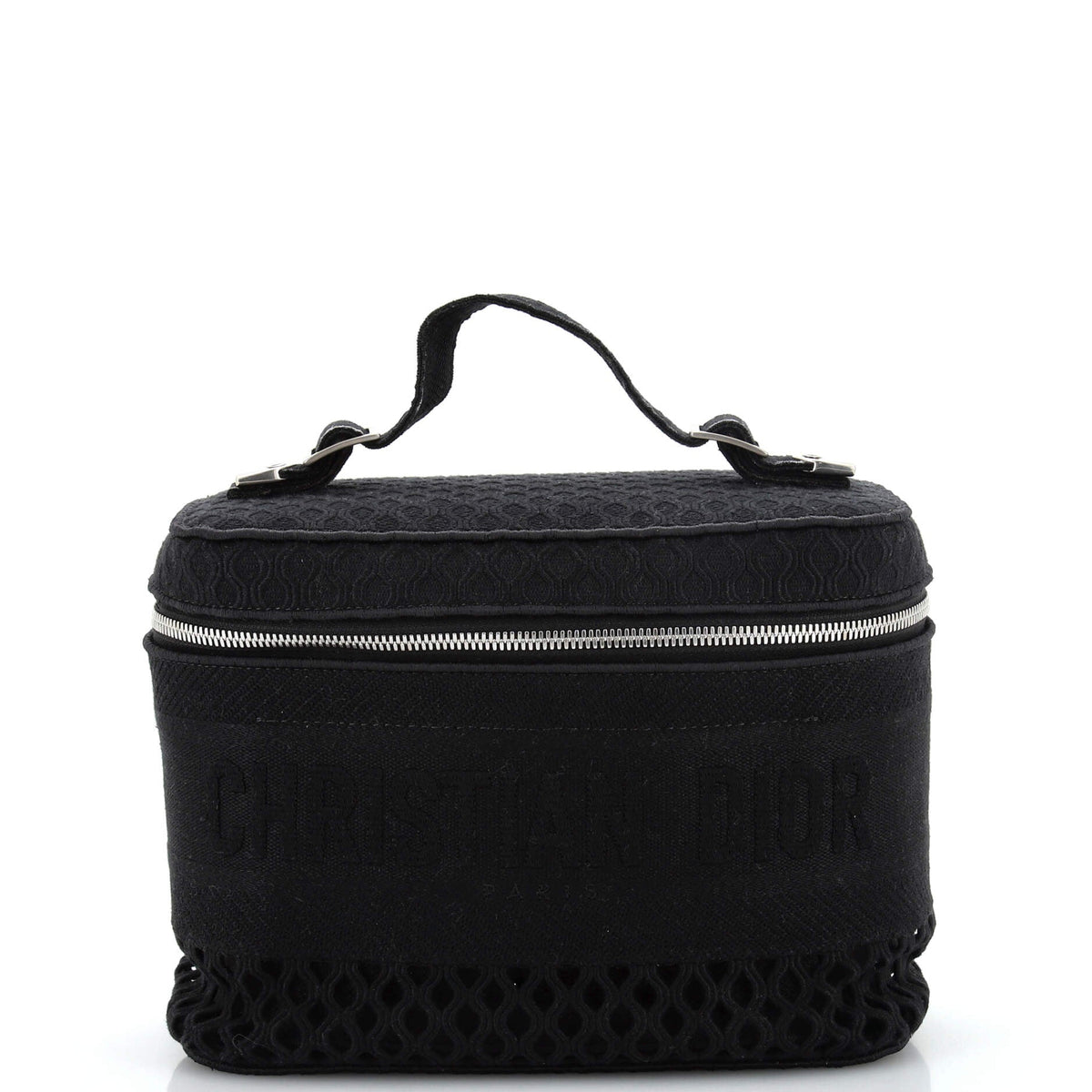Christian Dior DiorTravel Vanity Case Cannage Embroidered Canvas