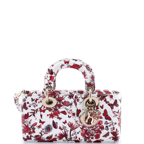 Lady D-Joy Bag Printed Leather Small