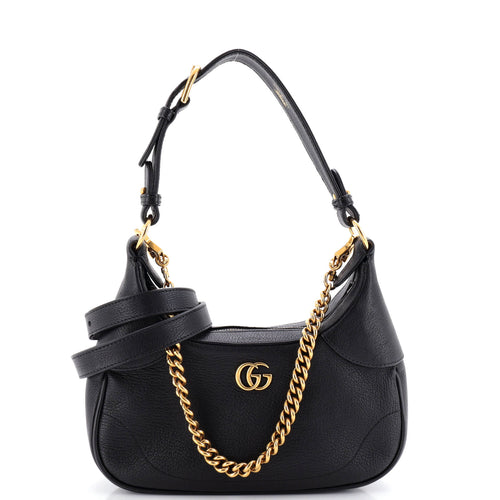 GUCCI Aphrodite Zip Shoulder Bag Leather Small