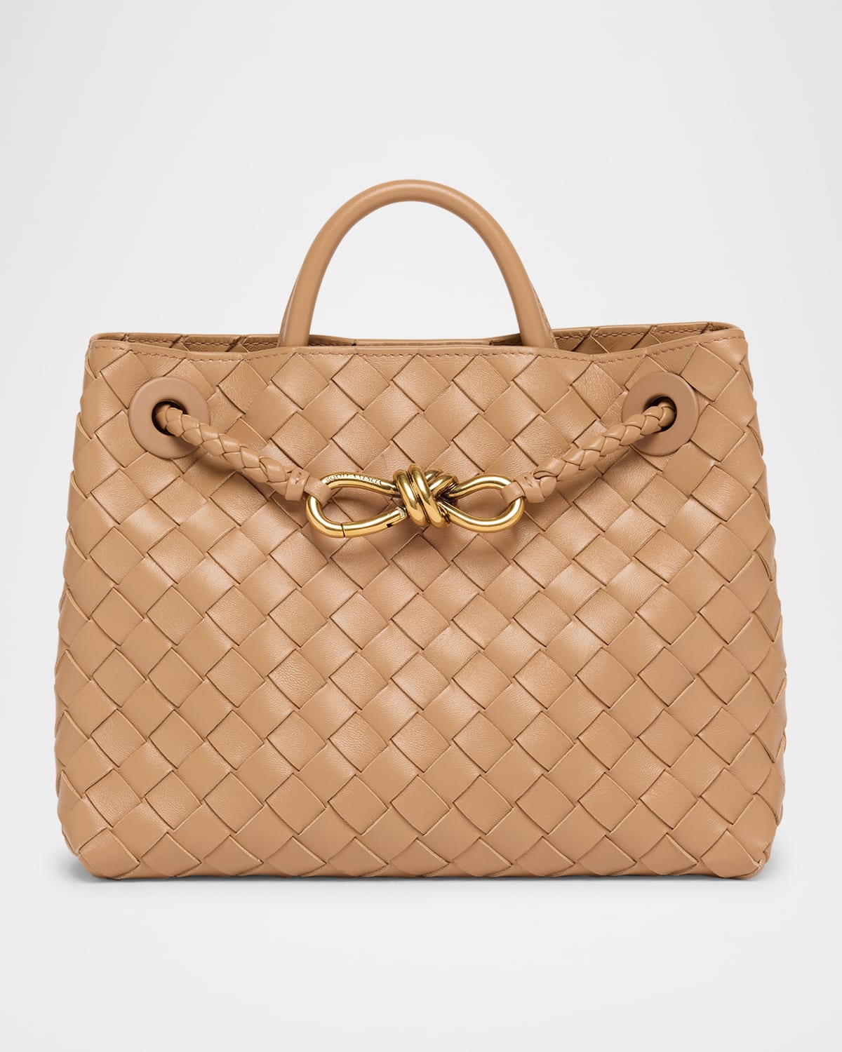 Bottega Veneta Andiamo Small Leather Top-Handle Bag