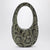 Women's Snake Print Leather Small Swipe Bag in Green | COPBA38BISF6019LE