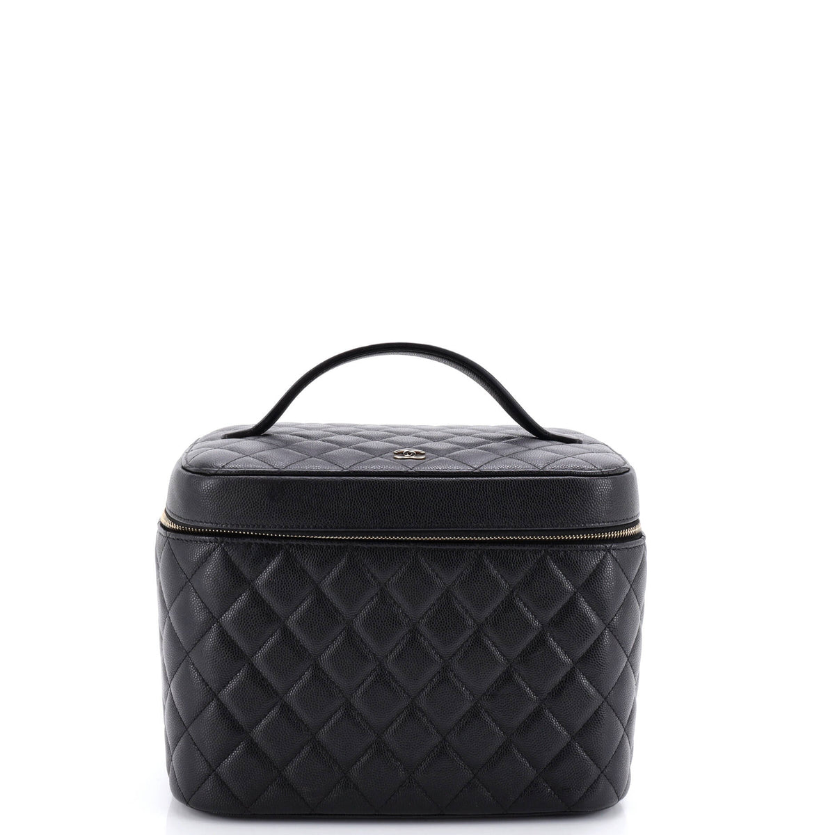 Chanel CHANEL Classic Vanity Case Quilted Caviar Large
