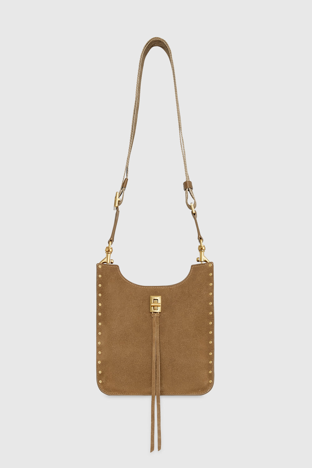 Rebecca Minkoff Darren Mini Feed Bag In Praline