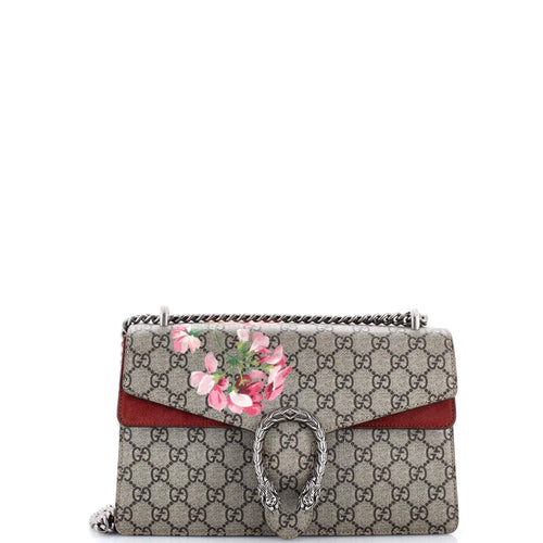 GUCCI Dionysus Bag Blooms Print GG Coated Canvas Small