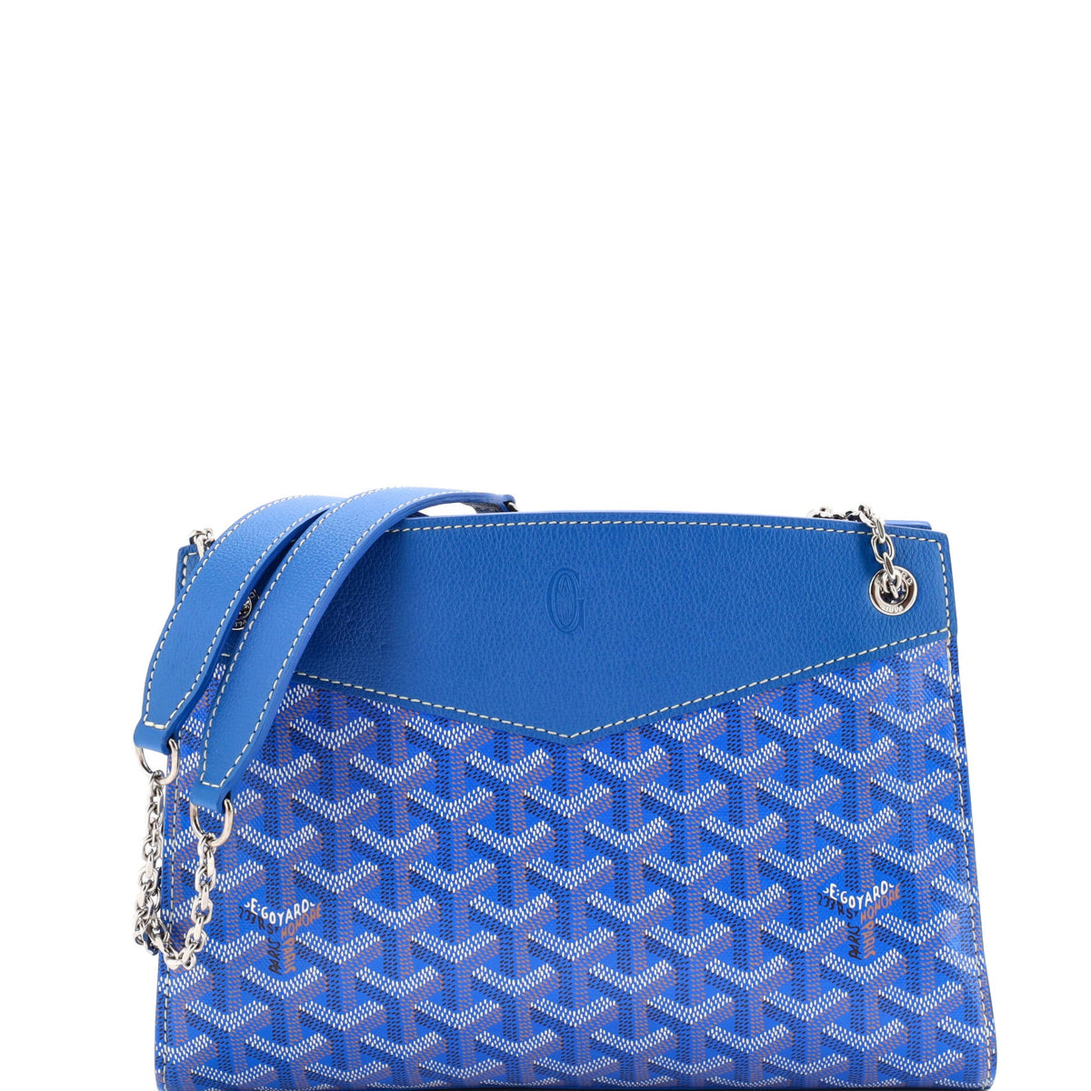 Goyard GOYARD Structured Rouette Chain Shoulder Bag Coated Canvas PM