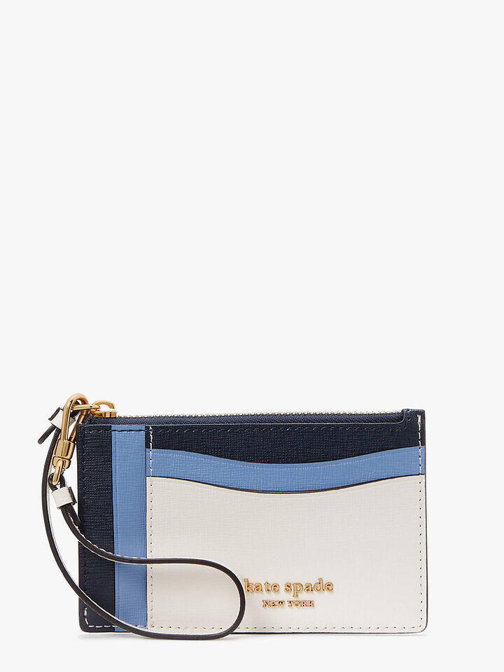 Kate Spade Au Morgan Colorblocked Card Case Wristlet