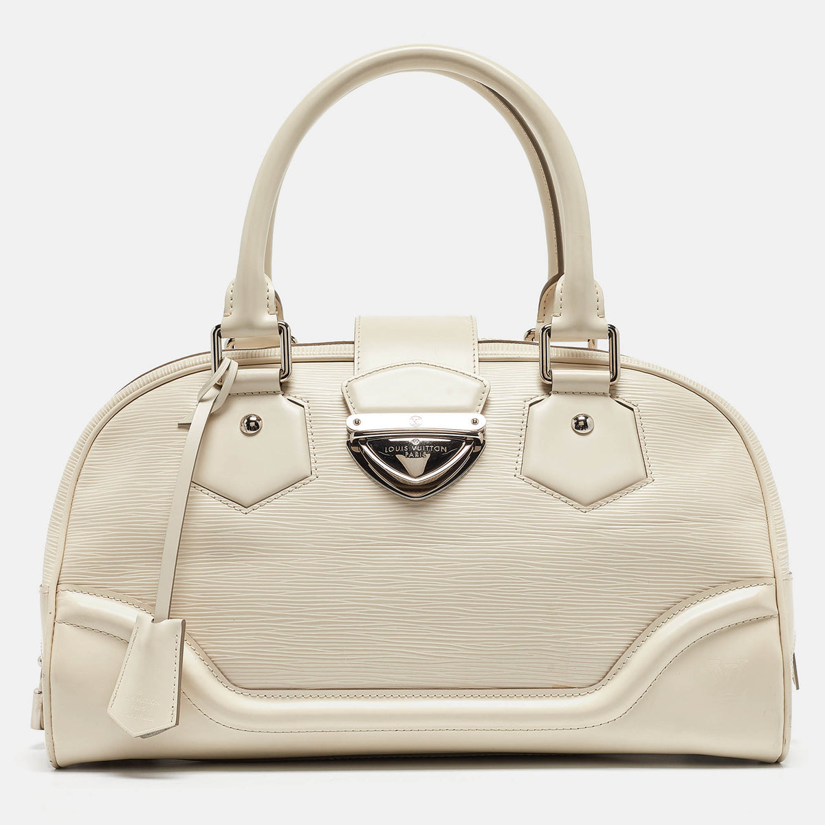 Louis Vuitton Ivory Epi Leather Montaigne GM Bag