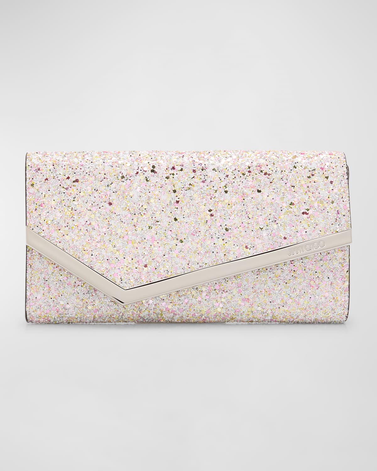 Jimmy Choo Emmie Flap Sequin Clutch Bag