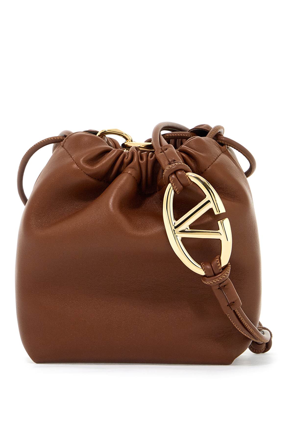 Valentino Mini Vlogo Bucket Bag Pouf