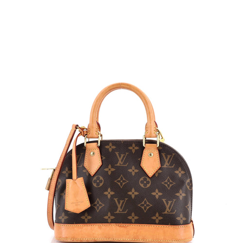 Alma Handbag Monogram Canvas BB