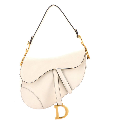 Saddle Handbag Leather Medium