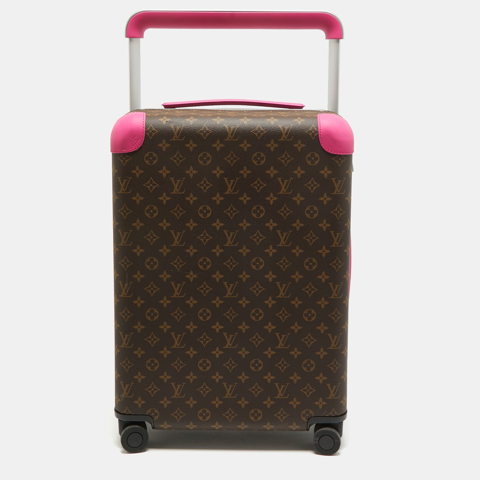 Louis Vuitton Koffer Horizon 55 aus Canvas mit Monogramm in Fuchsia