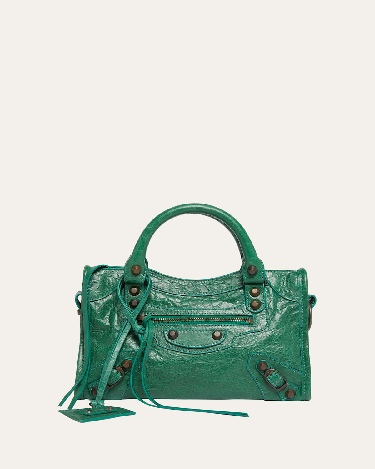 Balenciaga Le City Mini Leather Top-Handle Bag