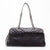 Black Leather and Fur Satchel