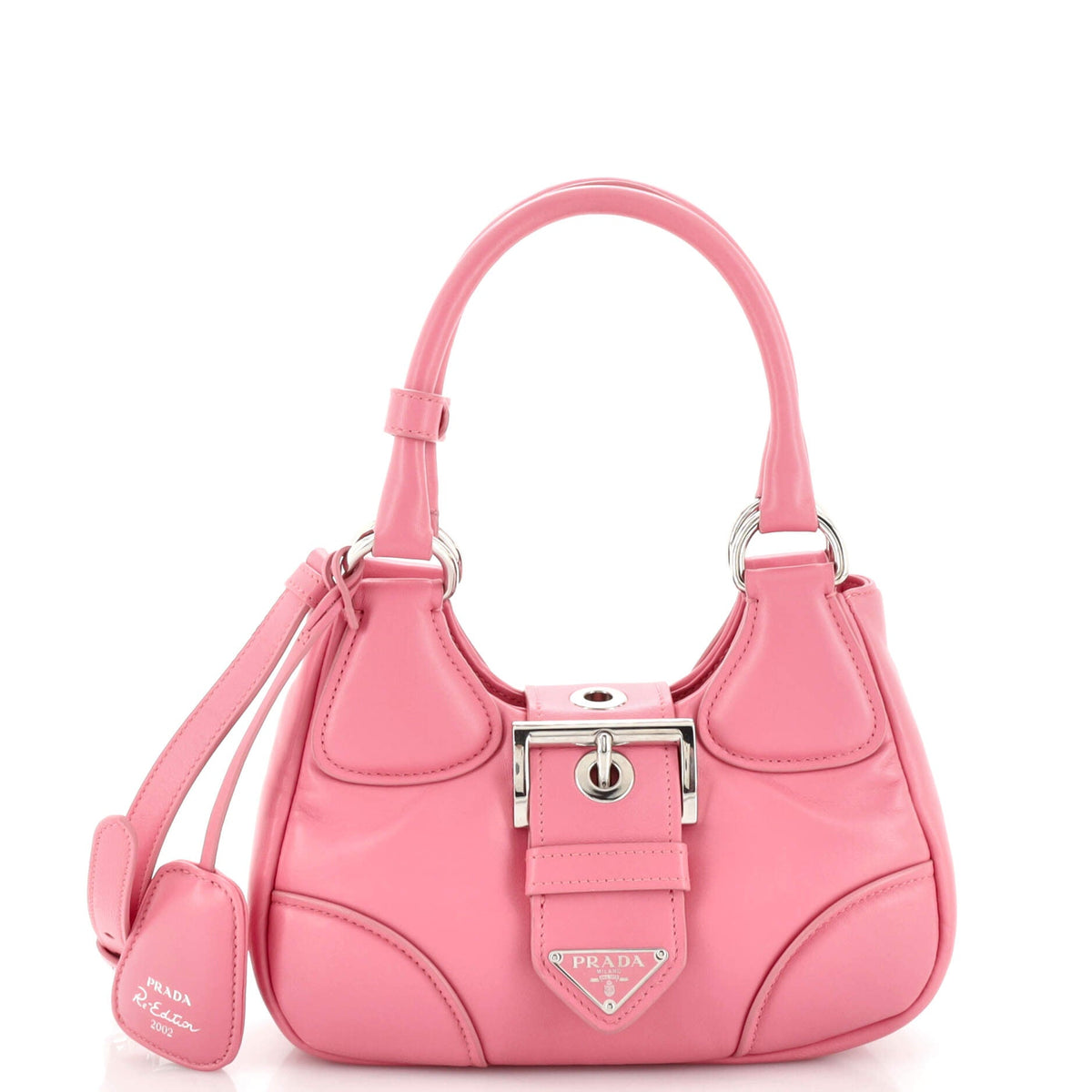 Prada PRADA Re-Edition 2002 Moon Handle Bag Padded Nappa Leather